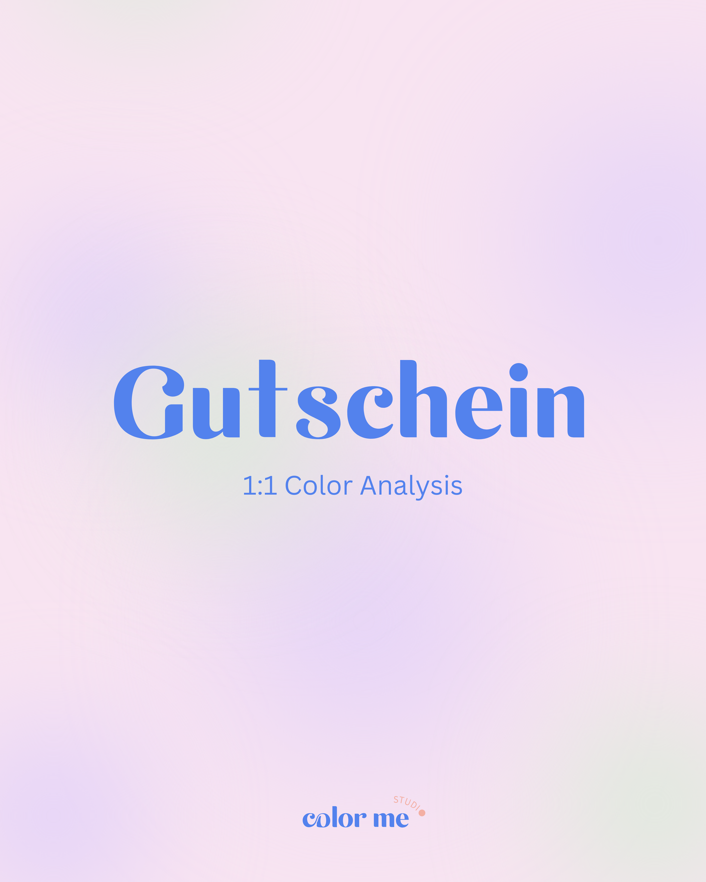 Gutschein 1:1 Color Analysis / 1 Pers. (389 CHF)