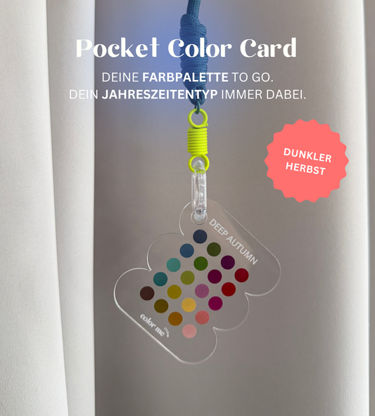 Pocket Color Card Deep Autumn / Dunkler Herbst