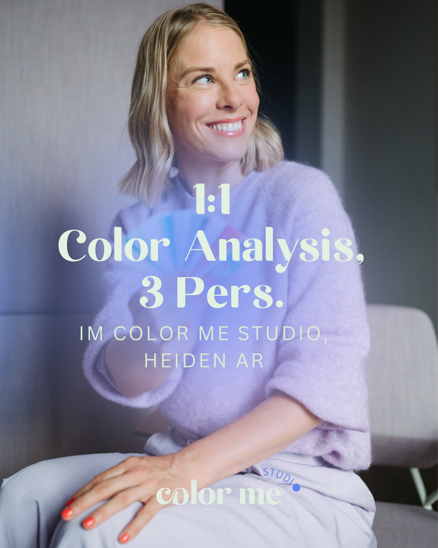 1:1 Color Analysis / 3 Personen (p.P. 259 CHF)