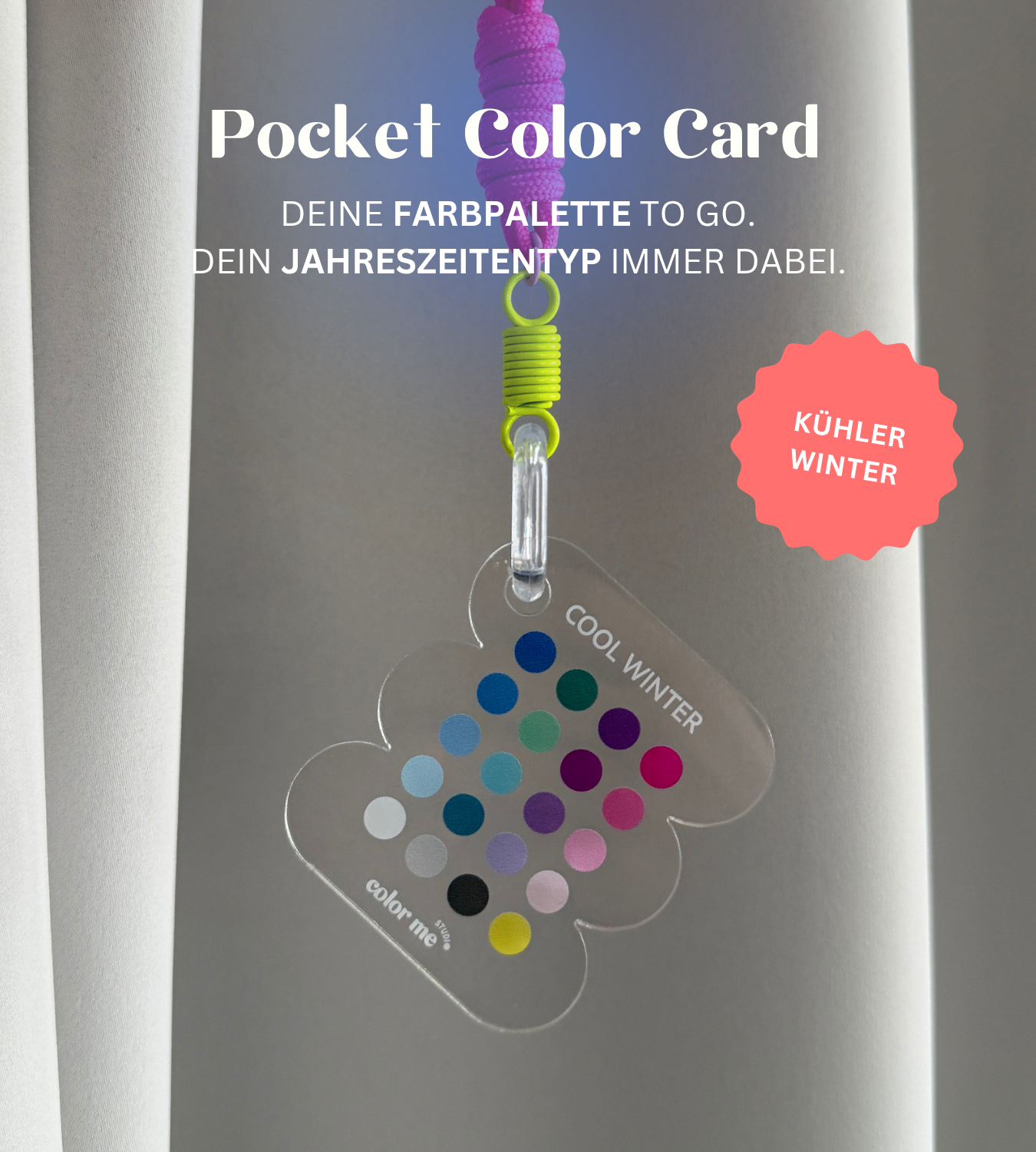 Pocket Color Card Cool Winter / Kühler Winter